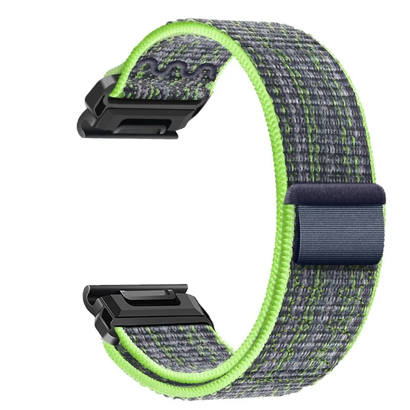 Men Velcro cloth quick release watchband in sporty style, multiple colours available