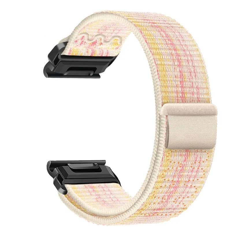 Men Velcro cloth quick release watchband in sporty style, multiple colours available