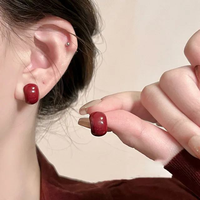 Women's retro alloy non-piercing mosquito repellent ear clip U-shaped design