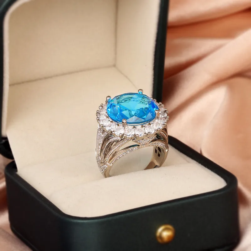 Italian court retro hollow women's ring in brass electrical degree white steel, sizes No 6 to No 10