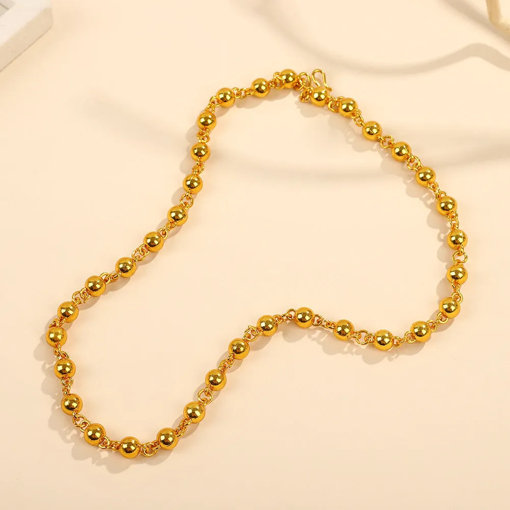 Alloy snake bones chain necklace in titanium steel finish with bones pattern, one of eight colour style options