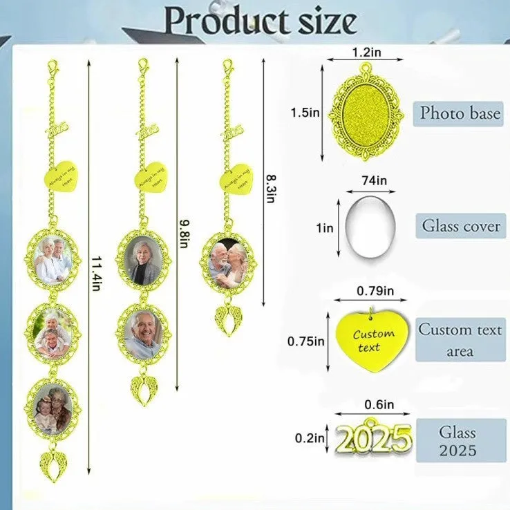 15cm electroplated metal pendant necklace with Love 2025 stainless steel engraving