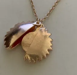 Flower Pendant Necklace Alloy Gold Silver Rose Gold Whip Chain Double Sided Clavicle Short Pendant 21-50cm Women's Fashion Layering Accessory Electroplated Natural Style