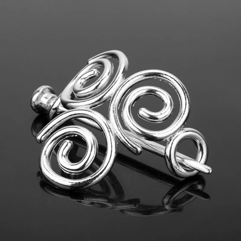 Metal hair clip retro plug-in hairpin vintage alloy geometric headdress