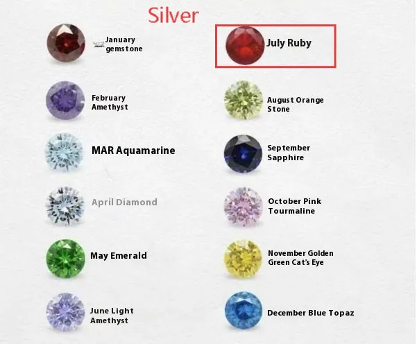 Zircon birthstone necklace with titanium steel chain and monthly pendant on model