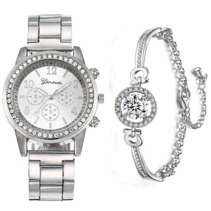 Fashion steel belt men's and ladies' couple quartz watch in gold with 10mm slim case