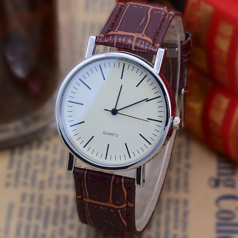 Fashion quartz watch bowl watch with 38mm dial, blue light glass mirror, and black strap
