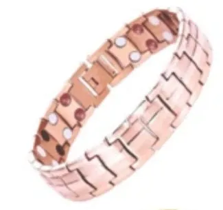 Health Energy 4 IN 1 Magnetic Titanium Bracelet black 210mm with 2500GS neodymium magnets
