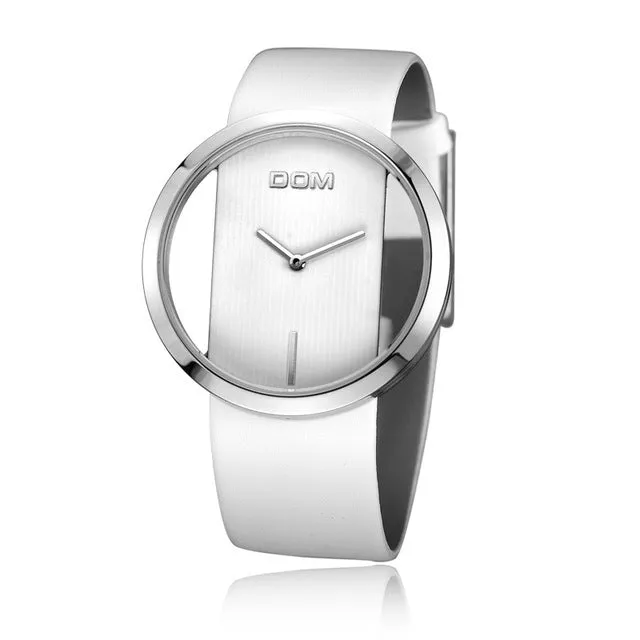 Women's graduation commemorative waterproof watch with quartz movement, mineral glass, and 42mm dial