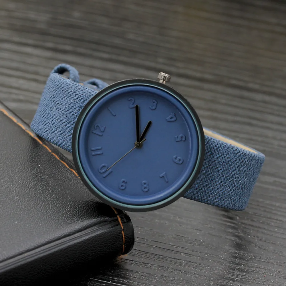 Creative ladies quartz watch with alloy dial and PU leather strap, white colour option, on display