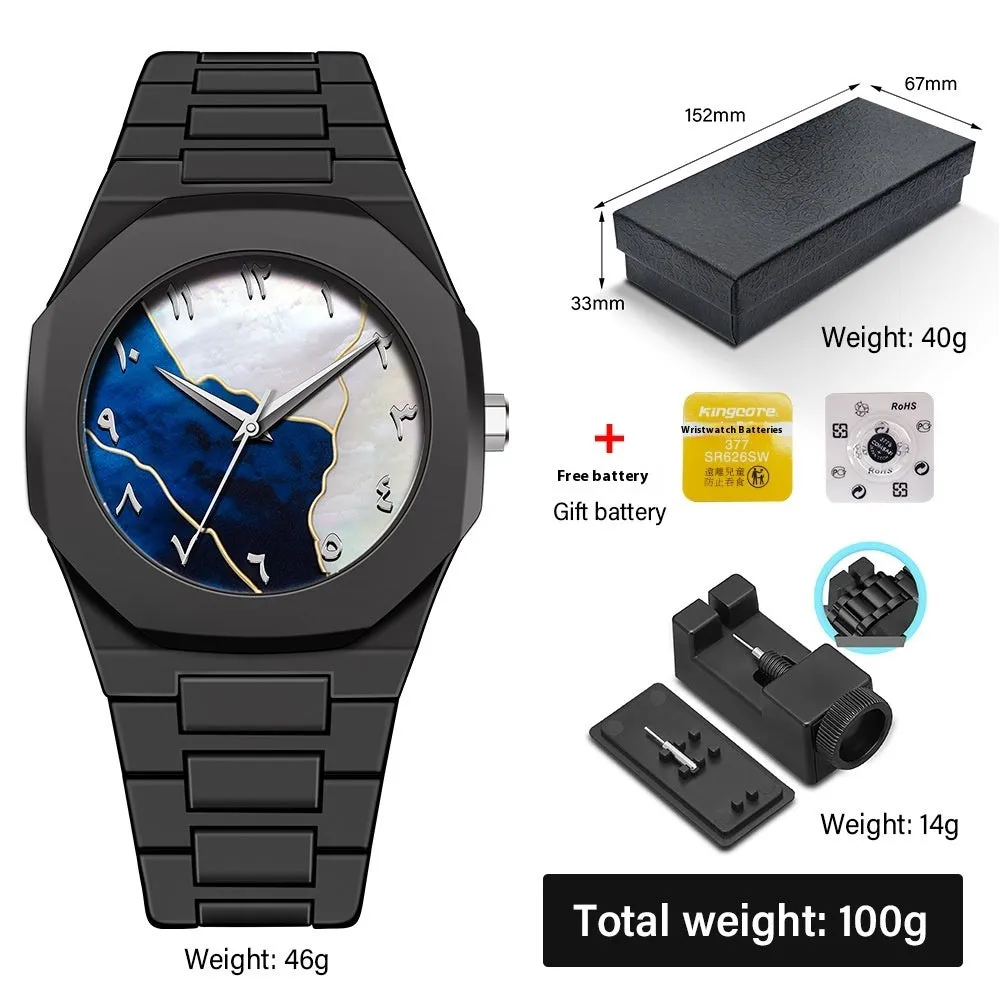 Deep waterproof quartz watch 11mm thickness sports style 1158 series multiple colour options swimming diving