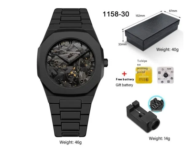 Deep waterproof quartz watch 11mm thickness sports style 1158 series multiple colour options swimming diving