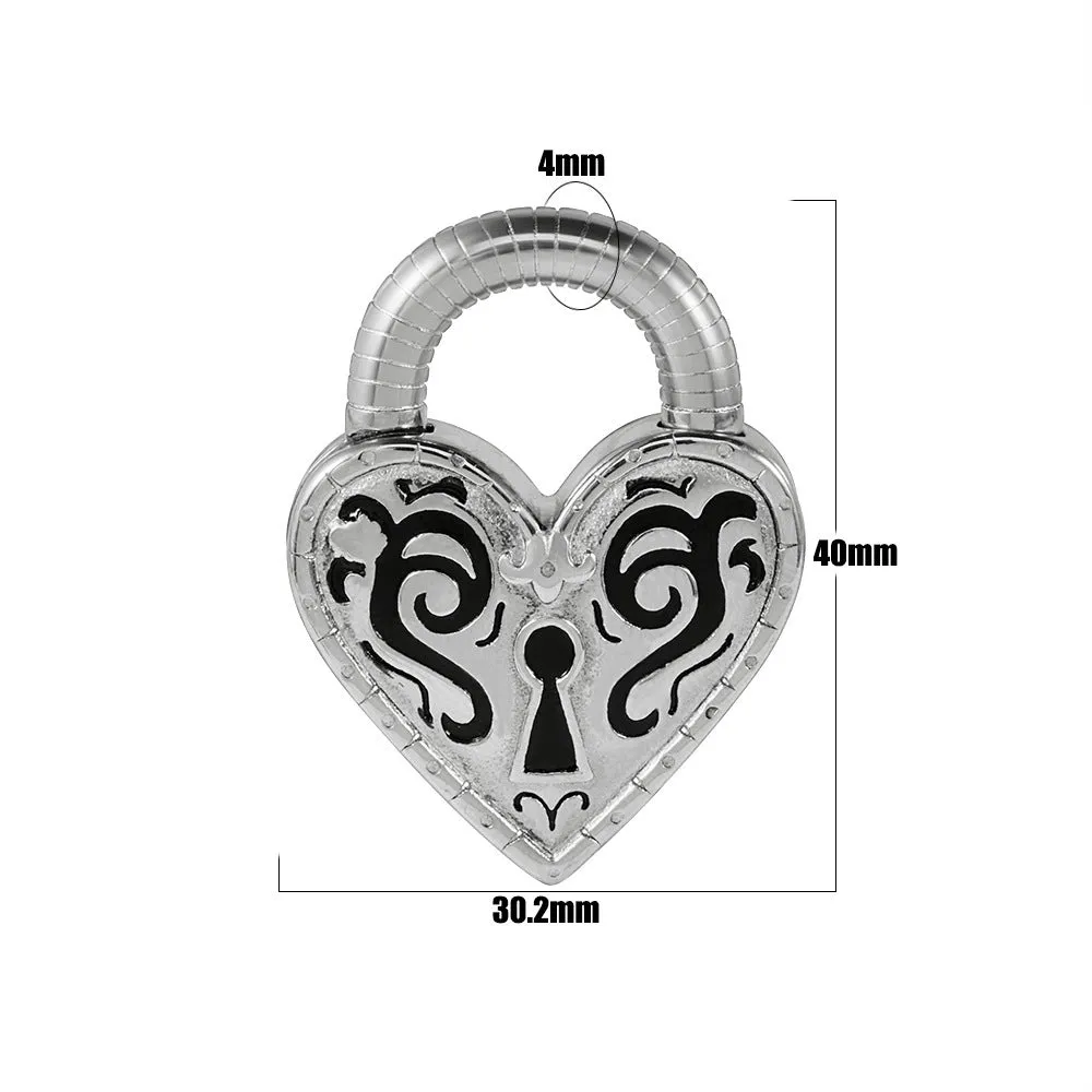 Heart-shaped stainless steel earrings with gold or steel colour electroplated finish