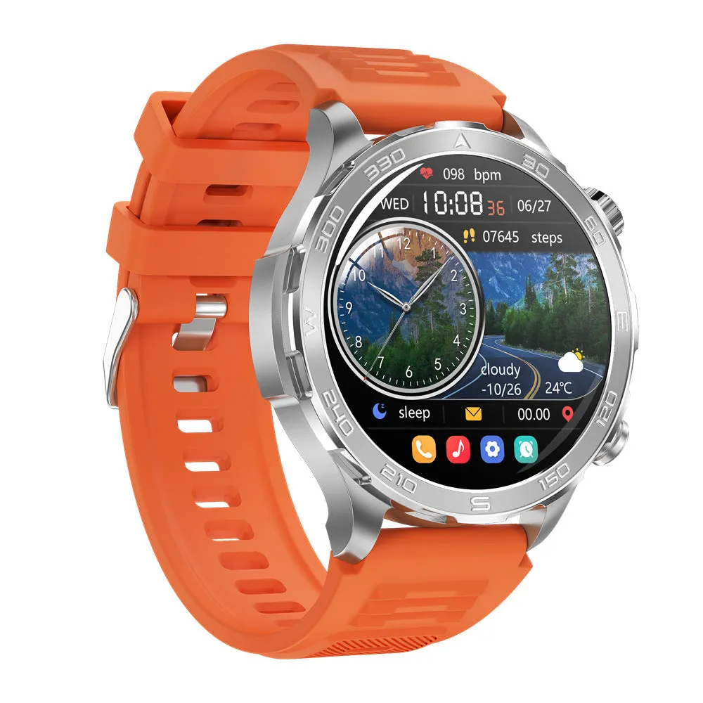 DK67 smart watch with TFT screen, black colour, showing step counting and heart rate monitoring features