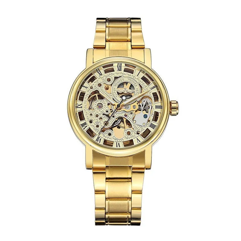 Automatic watch winder for men with alloy steel strip, 4.1cm face diameter, and five styles available