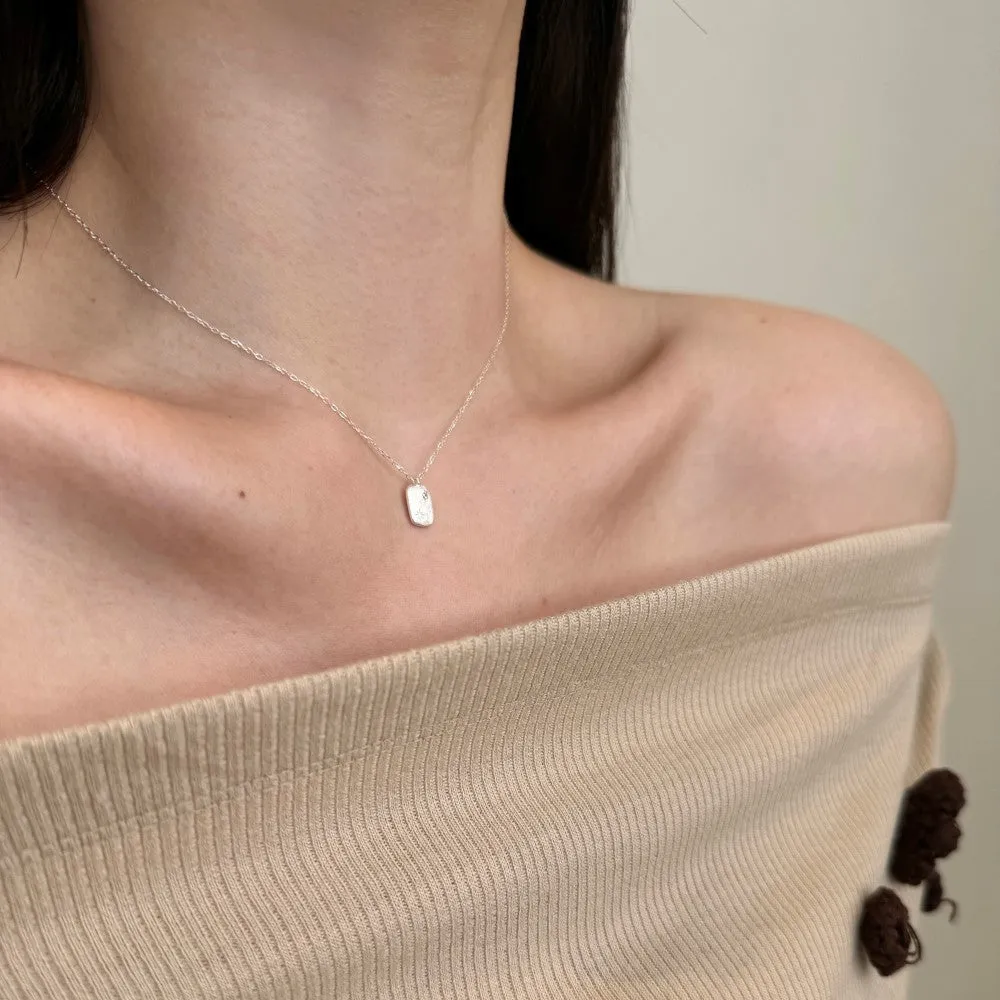 925 silver electroplated clavicle chain for women silver colour daily necklace