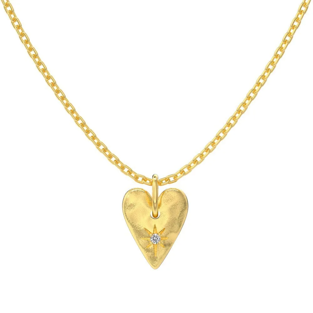 Love women's 925 silver O-ring clavicle chain necklace electroplated finish white and gold options