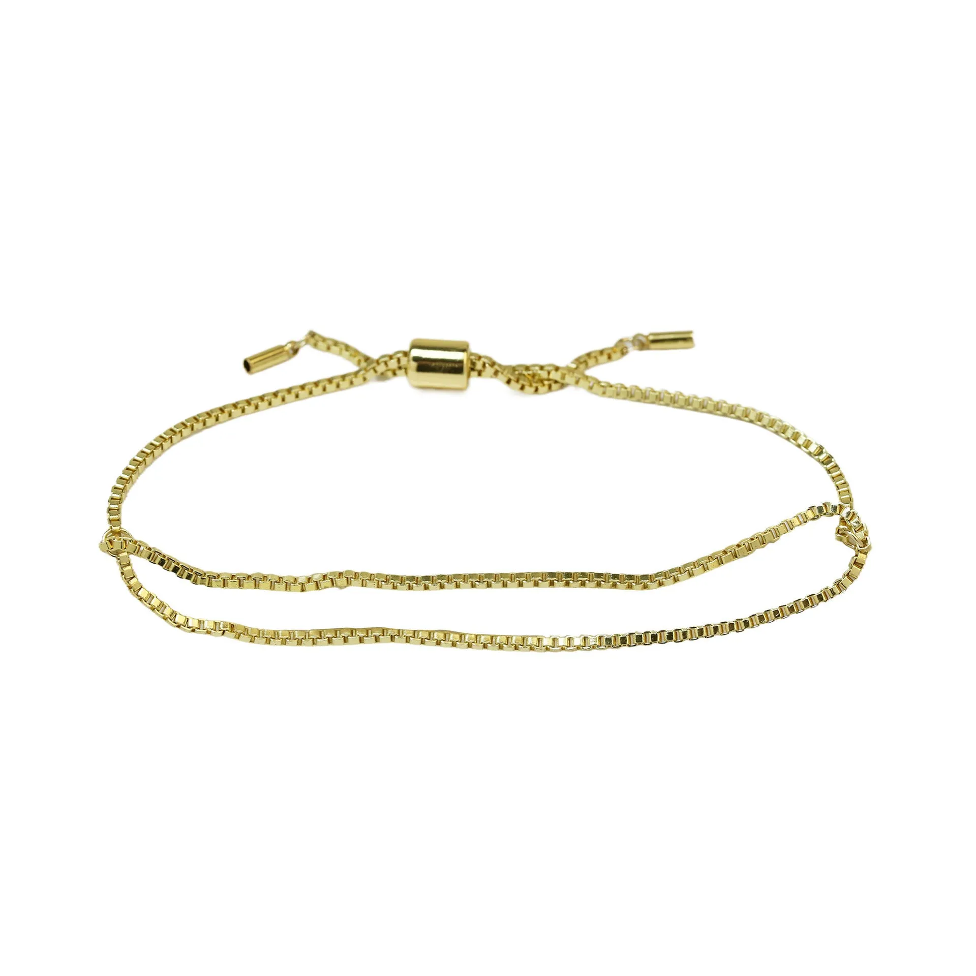 18k electroplated gold DIY letter name bracelet with smooth bubble surface on copper alloy