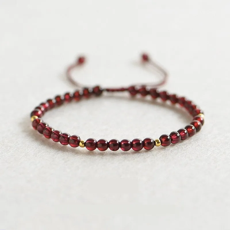 Women's crystal bracelet with freshwater pearls and geometric shapes in simple style