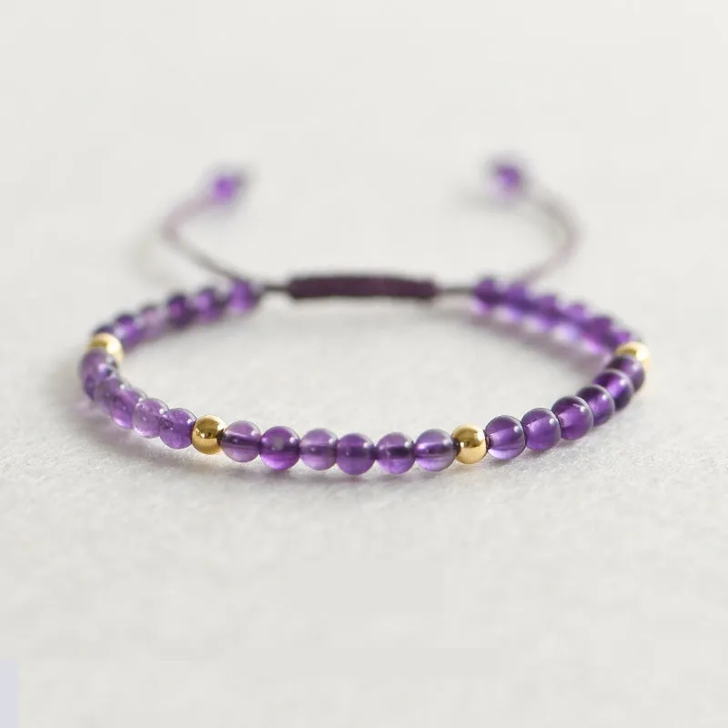 Women's crystal bracelet with freshwater pearls and geometric shapes in simple style