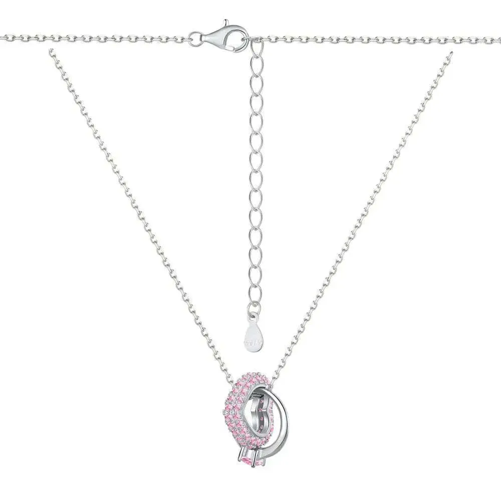 S925 sterling silver light luxury clavicle chain cross pendant white gold colour women's necklace