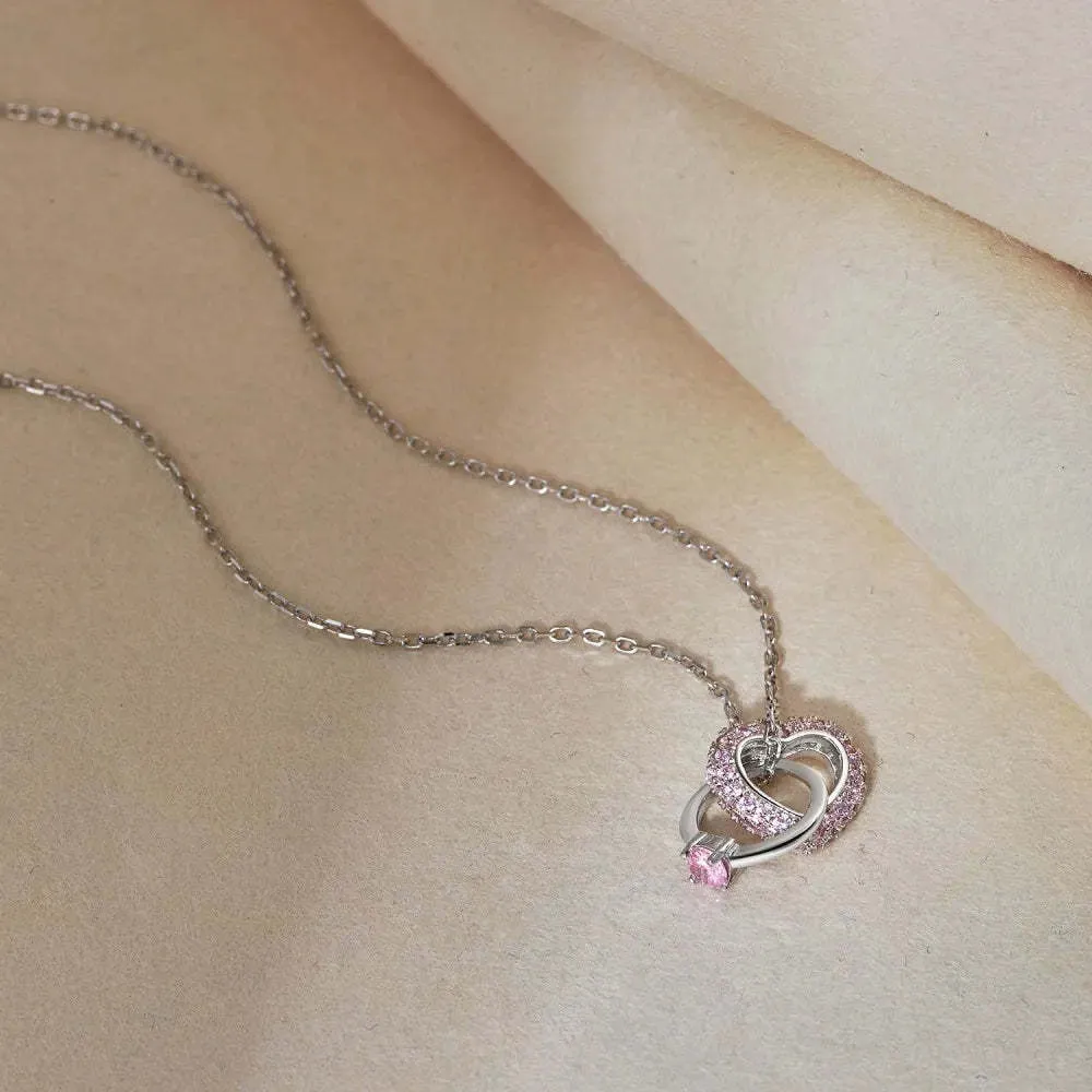 S925 sterling silver light luxury clavicle chain cross pendant white gold colour women's necklace
