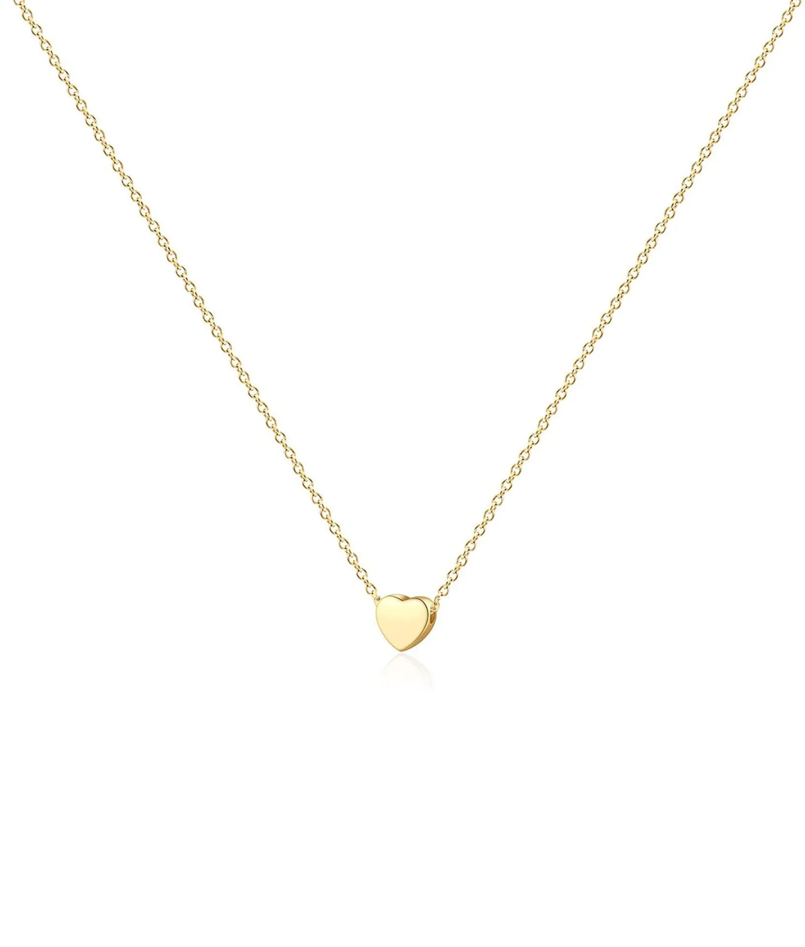 Women's multilayer geometric fashion necklace copper electroplated original design U-shaped pendant 19 colour styles adjustable chain