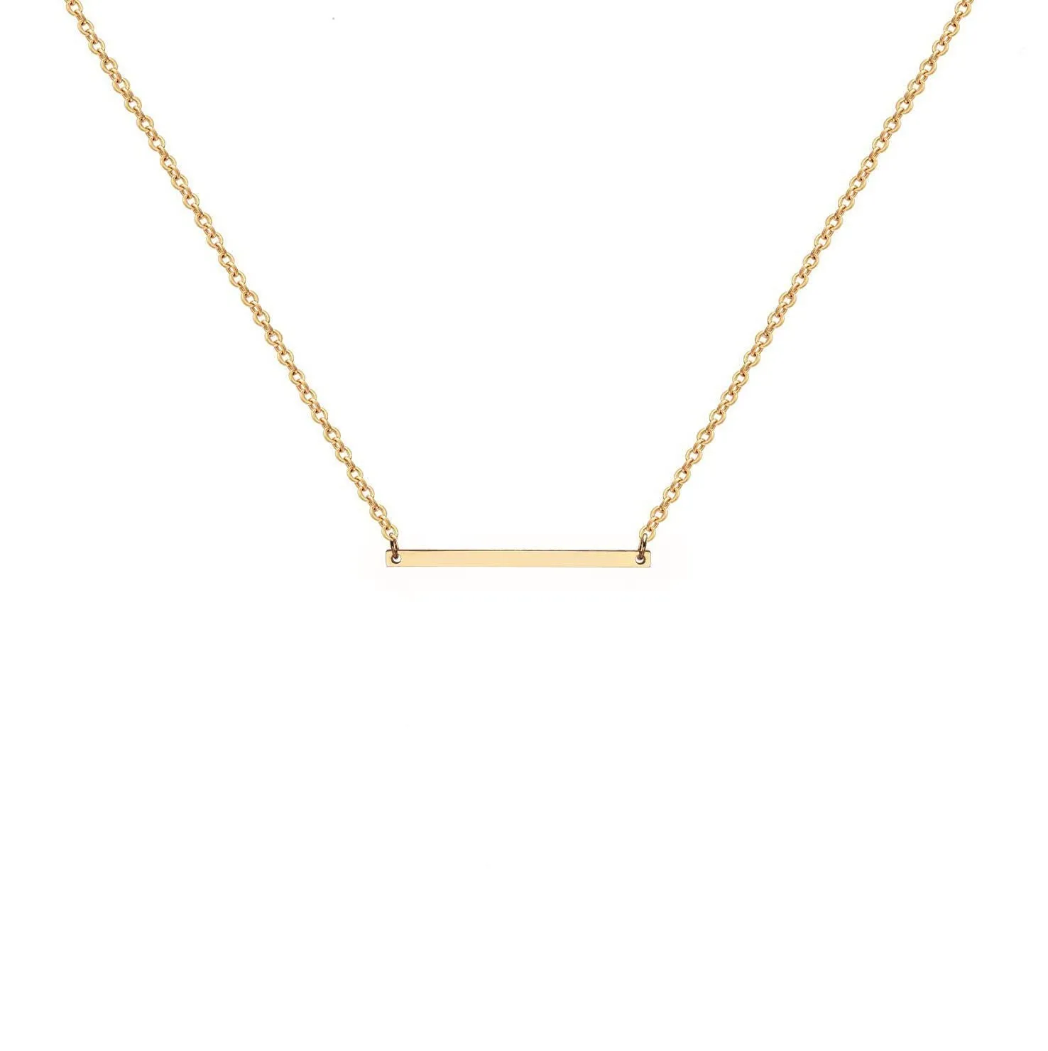 Women's multilayer geometric fashion necklace copper electroplated original design U-shaped pendant 19 colour styles adjustable chain
