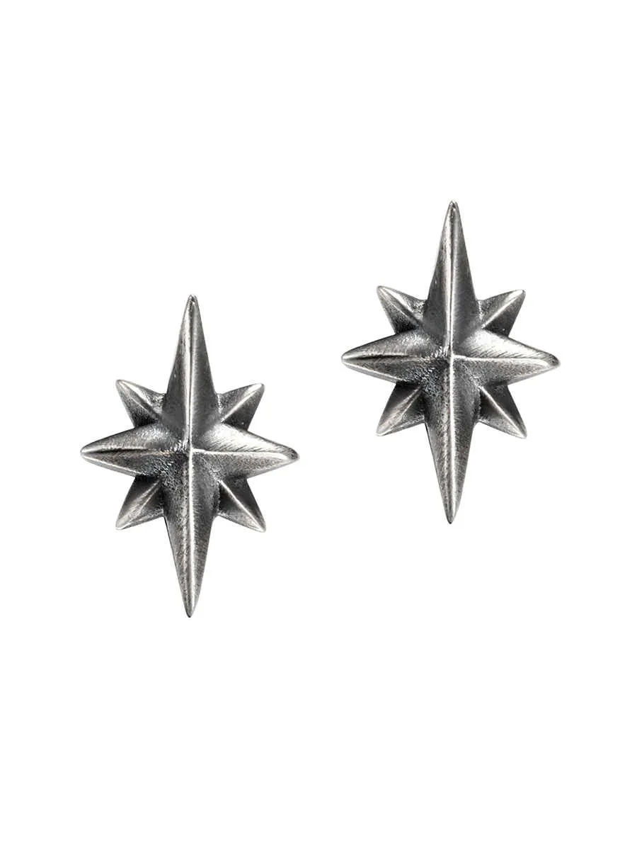 925 silver old stereo earrings approximately 12mm width 18mm height retro music jewellery