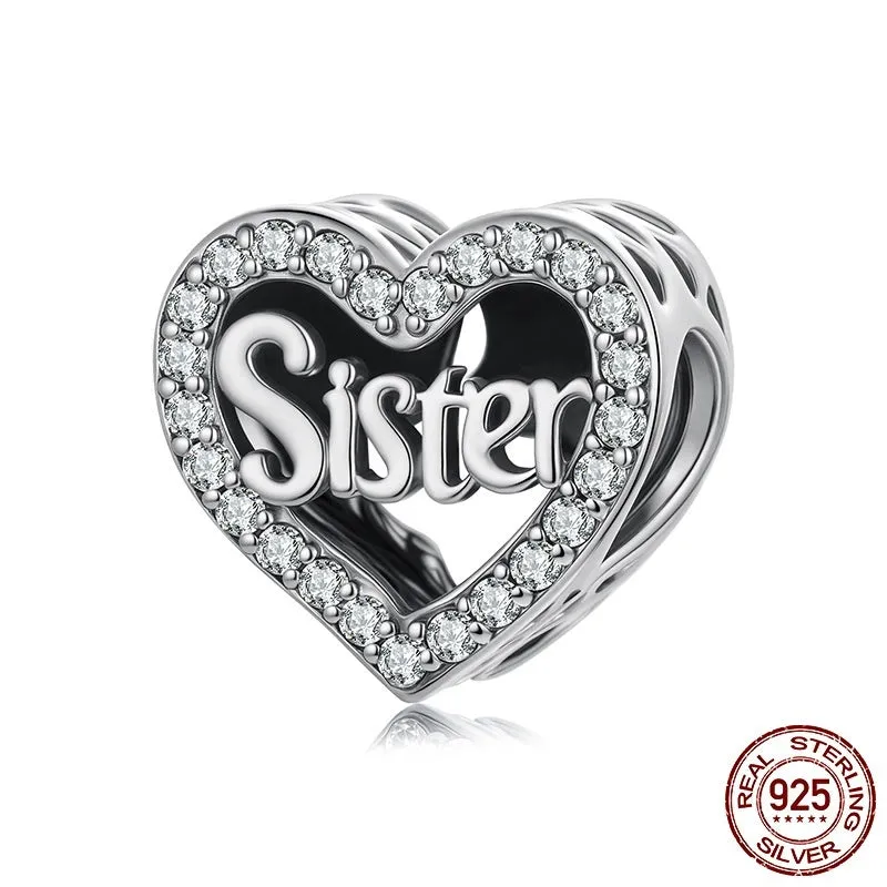 S925 silver oxidised charm bead for DIY bracelet string, 1.0x1.1cm size, 0.45cm aperture