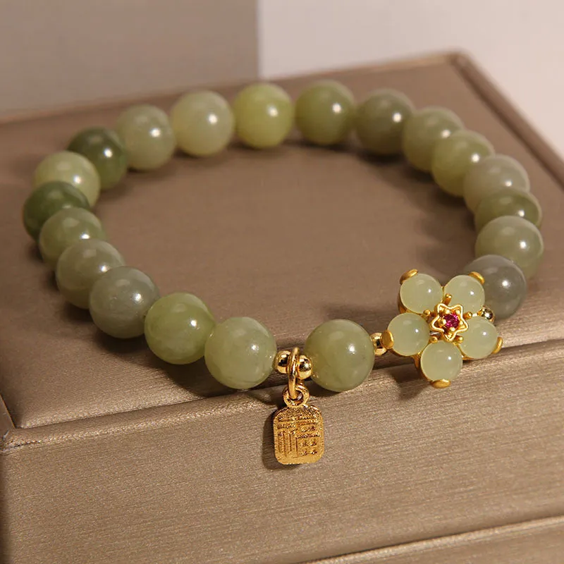 Women's gray jade coloured alloy casual bracelet fashion jewellery
