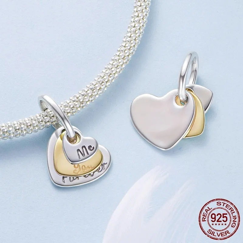 S925 sterling silver bead pendant part, 1.8cm high, 1.3cm wide, with oval aperture, BSC1177 colour