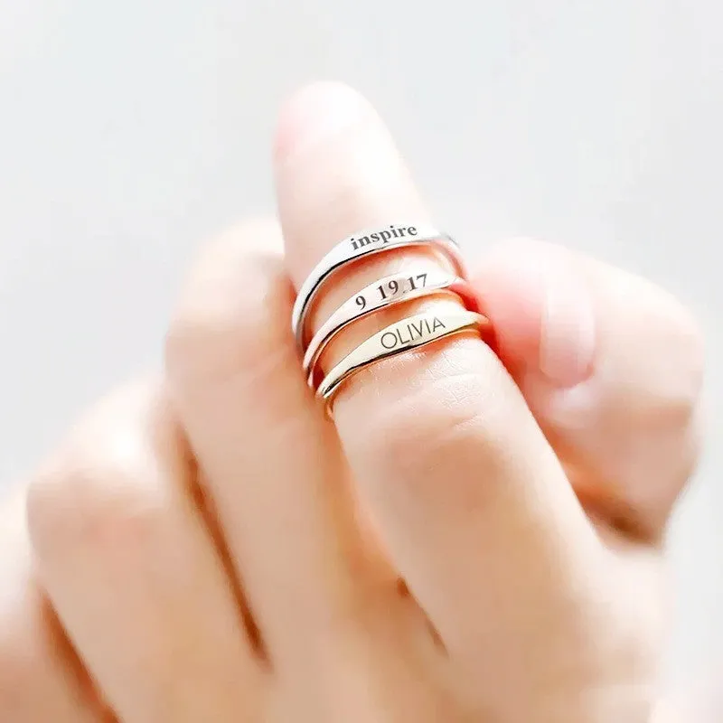 Simple stainless steel couple rings in gold, rose gold, and steel colour, sizes 5 to 10, plain band design