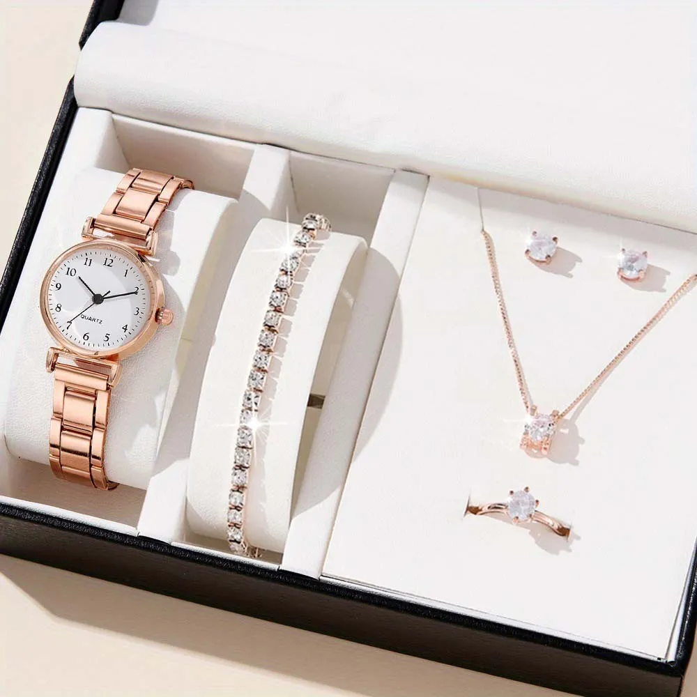 Women's alloy square Roman quartz watch, 10mm thin, silver case with white screen and Roman numerals