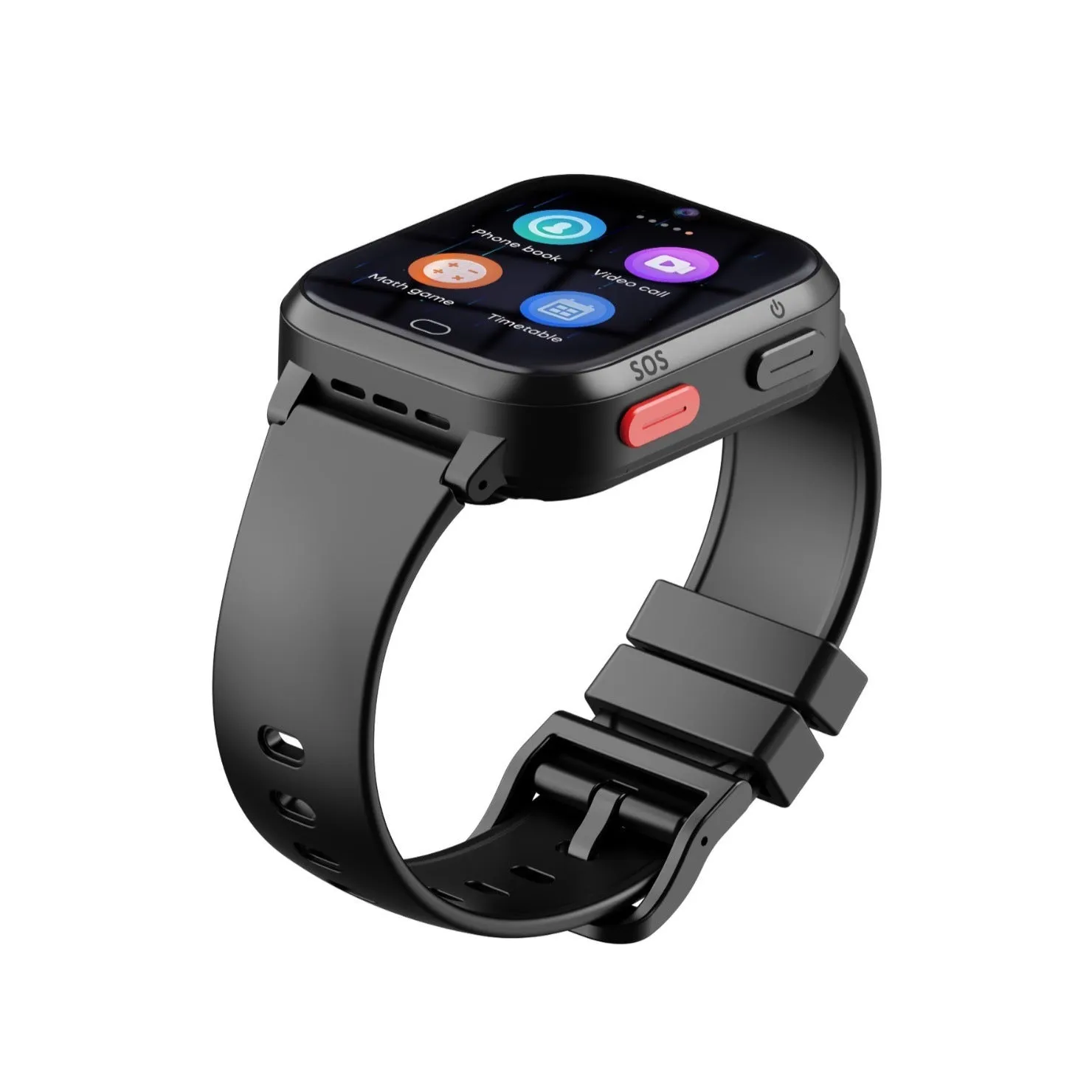 Children's smart phone watch with 1.83-inch touchscreen showing video call interface