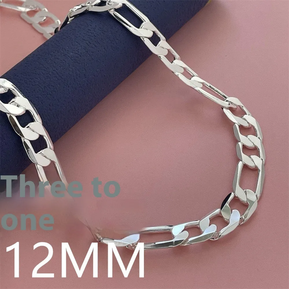 Copperised silver electroplated bead necklace and bracelet set on a flat surface, multiple sizes available from 2mm to 12mm beads
