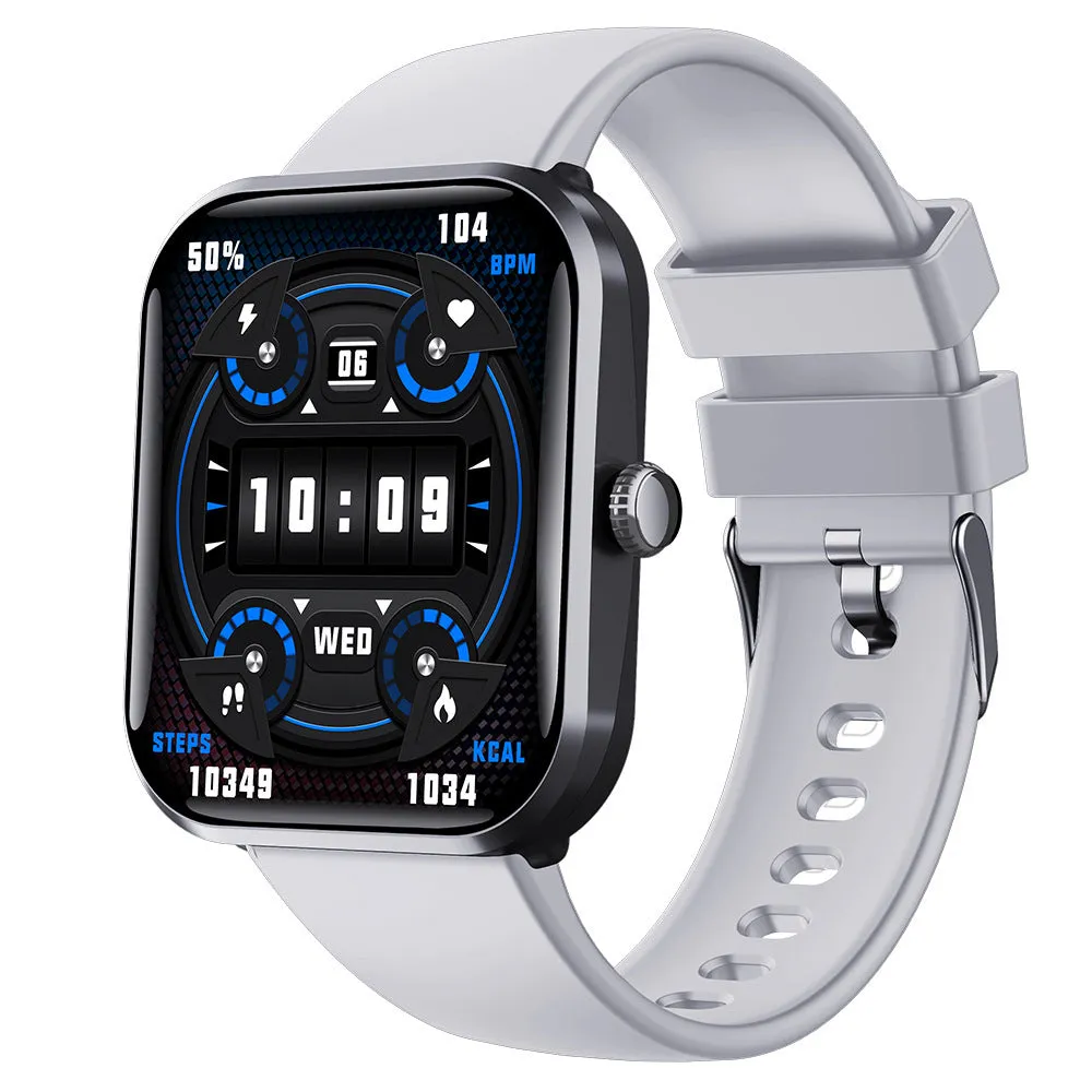 Men's Fashion F96 multi-functional sport smart watch in black with health monitoring and Bluetooth calling features