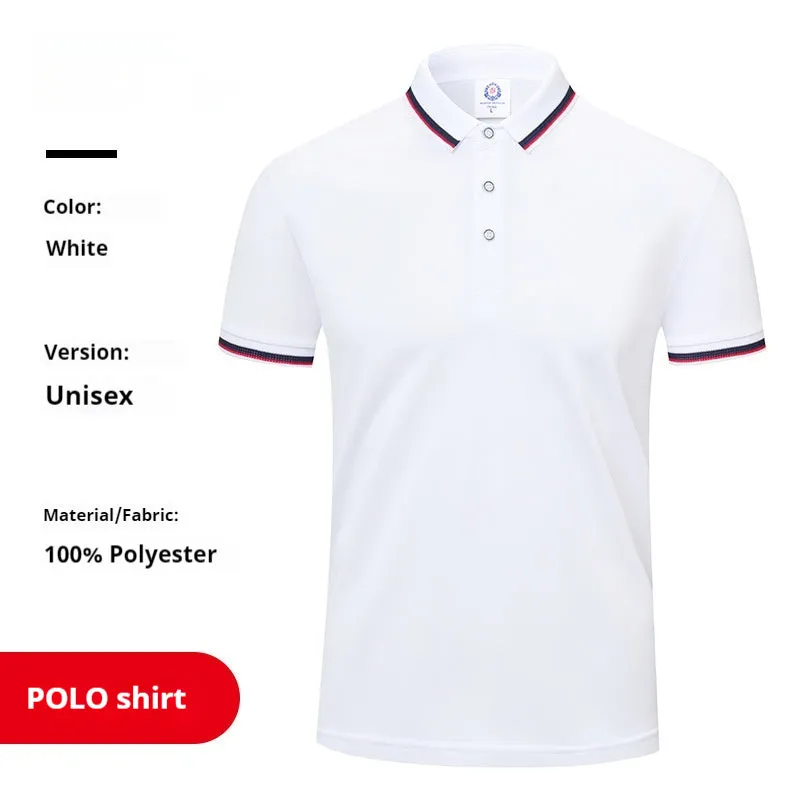 Summer waiter workwear top in cotton blend polyester, available in eight colours, front view on model