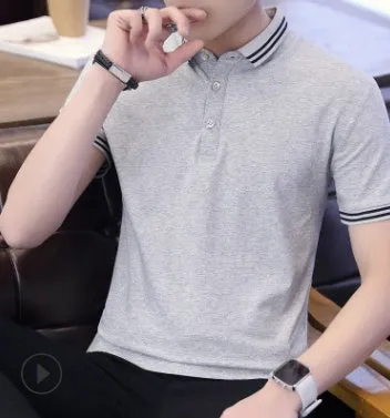 Men long-sleeved cotton T-shirt in black, side view, sizes M to XXXL