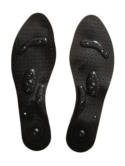 Transparent magnetic massage insole with multiple nodes for foot stimulation, 25cm female size
