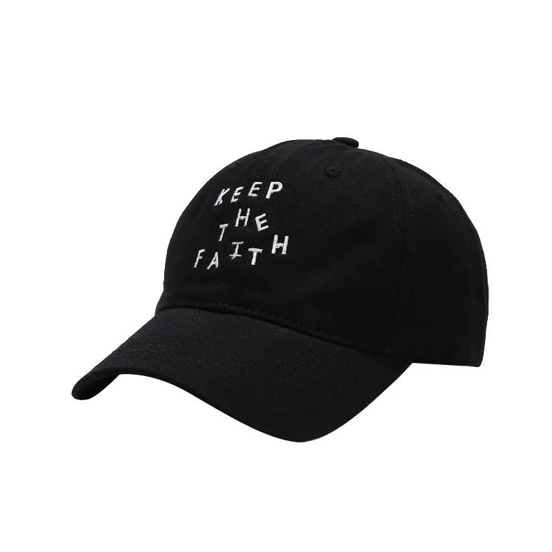 Men's beige cotton baseball cap with adjustable strap and dome crown on a white background.