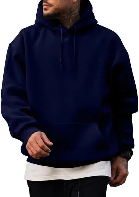 Casual polyester pullover hoodie with off-shoulder sleeves in light gray – front view on plain background