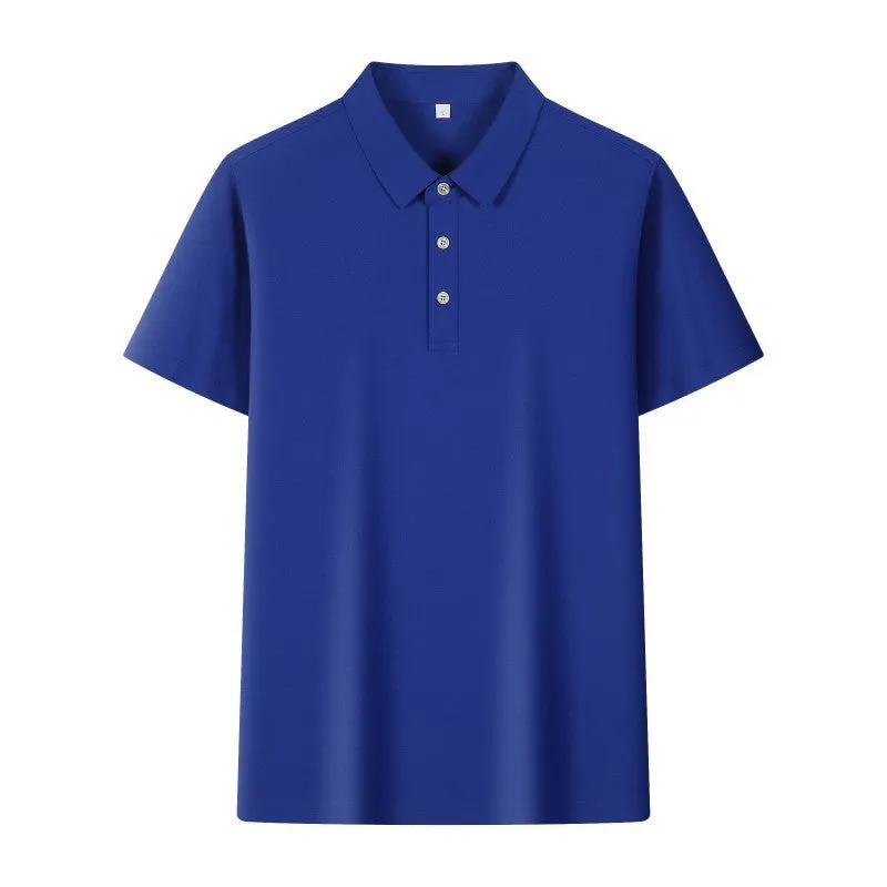 5A antibacterial Solona polo shirt cool feeling solid colour short sleeve cotton work top in black