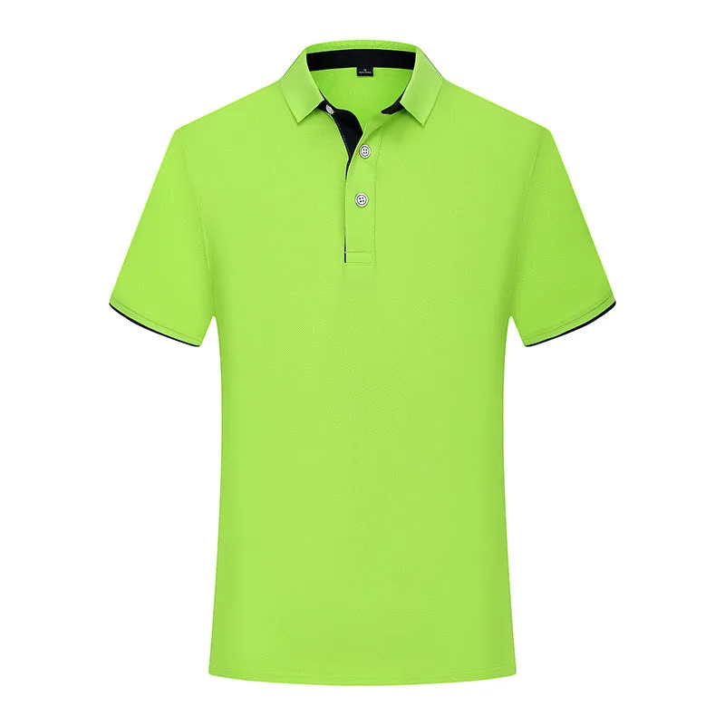 Solid colour polyester fruit waiter T-shirt pullover for men and women in white