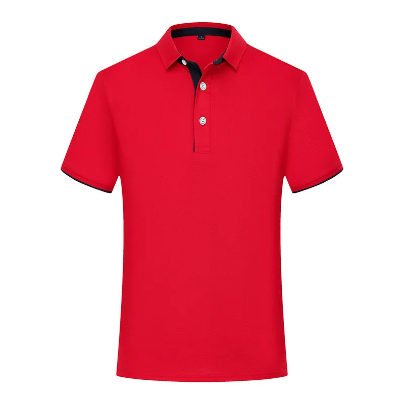 Solid colour polyester fruit waiter T-shirt pullover for men and women in white