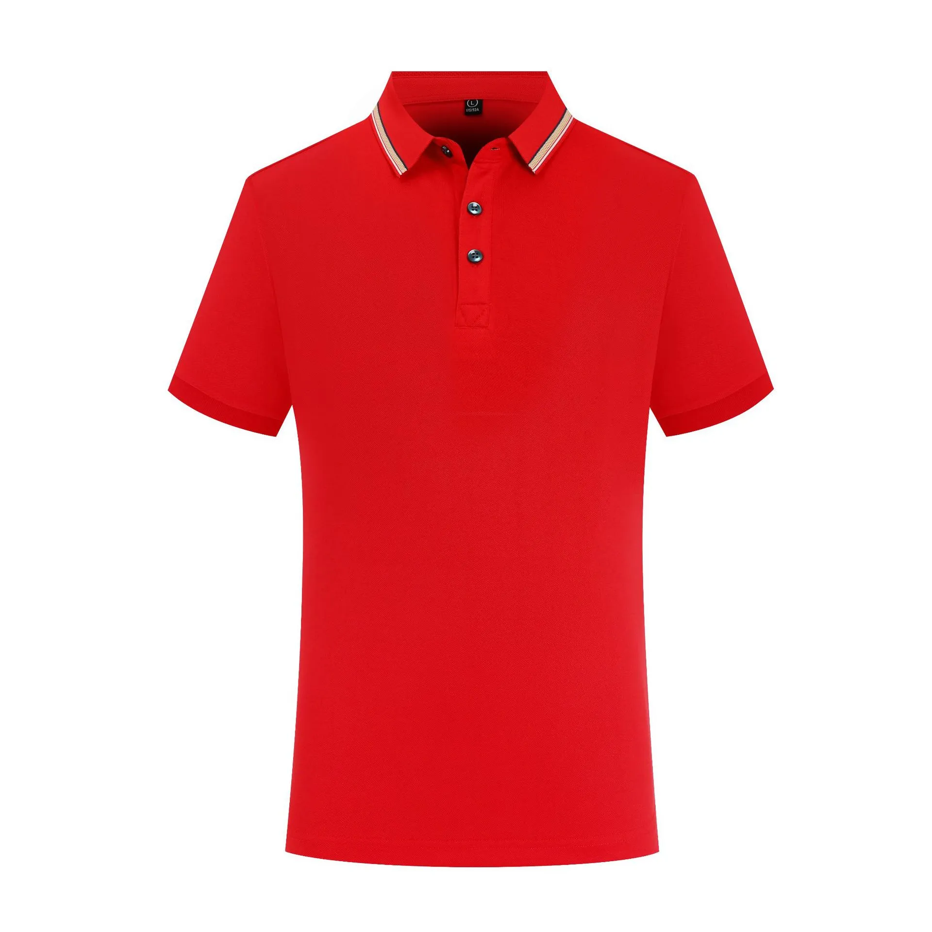 Summer Ice Silk Overalls Polo Shirt in pearl cotton with short sleeves, multiple colour options, regular fit