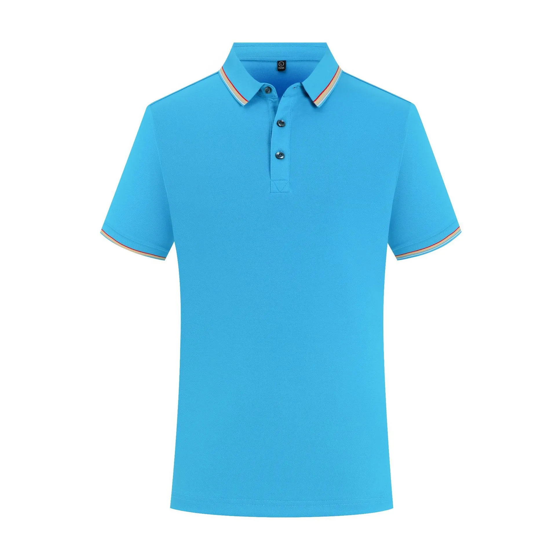 Summer Ice Silk Overalls Polo Shirt in pearl cotton with short sleeves, multiple colour options, regular fit