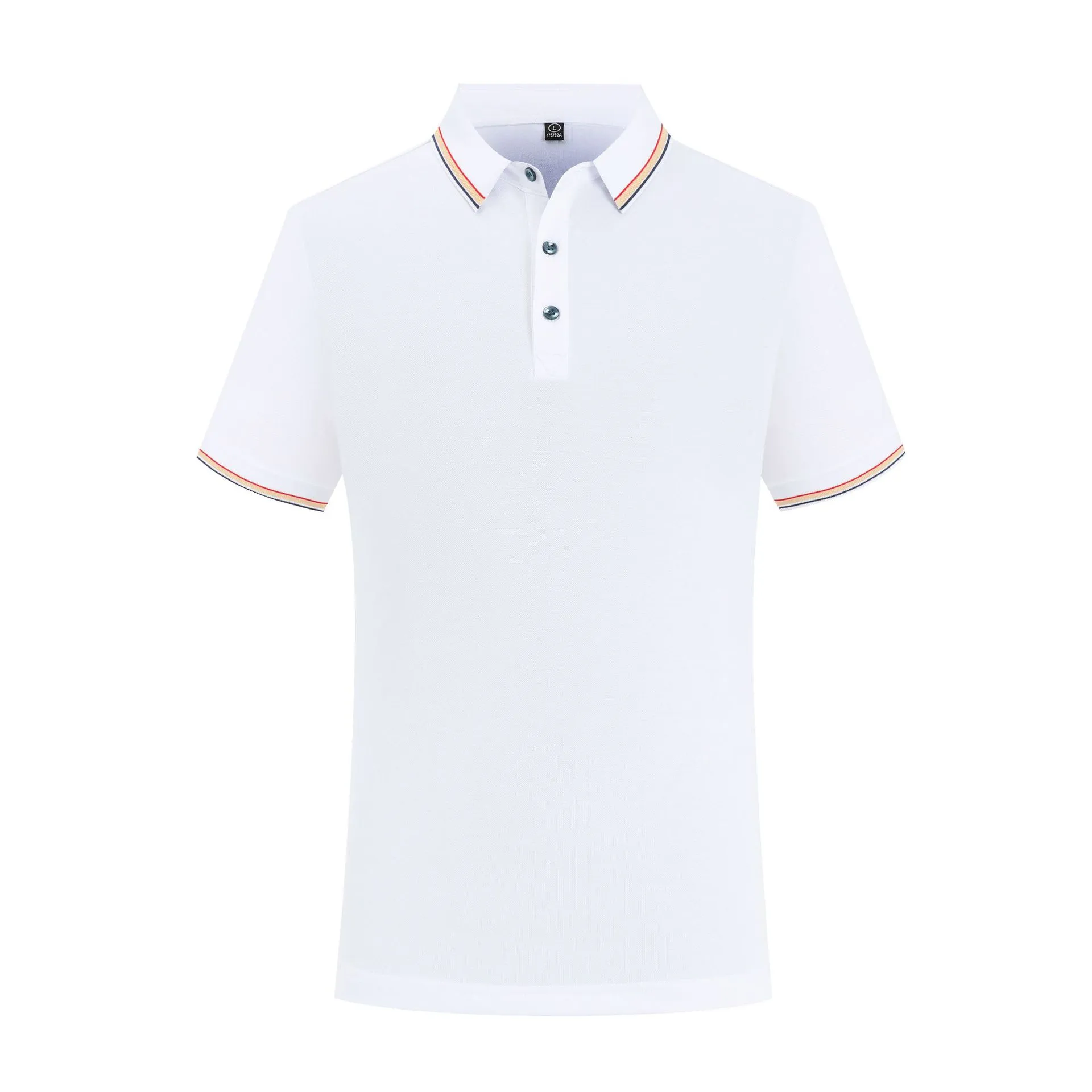 Summer Ice Silk Overalls Polo Shirt in pearl cotton with short sleeves, multiple colour options, regular fit