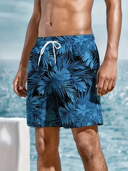 Casual loose fit polyester shorts in eight colours, sizes S to 2XL, breathable for summer