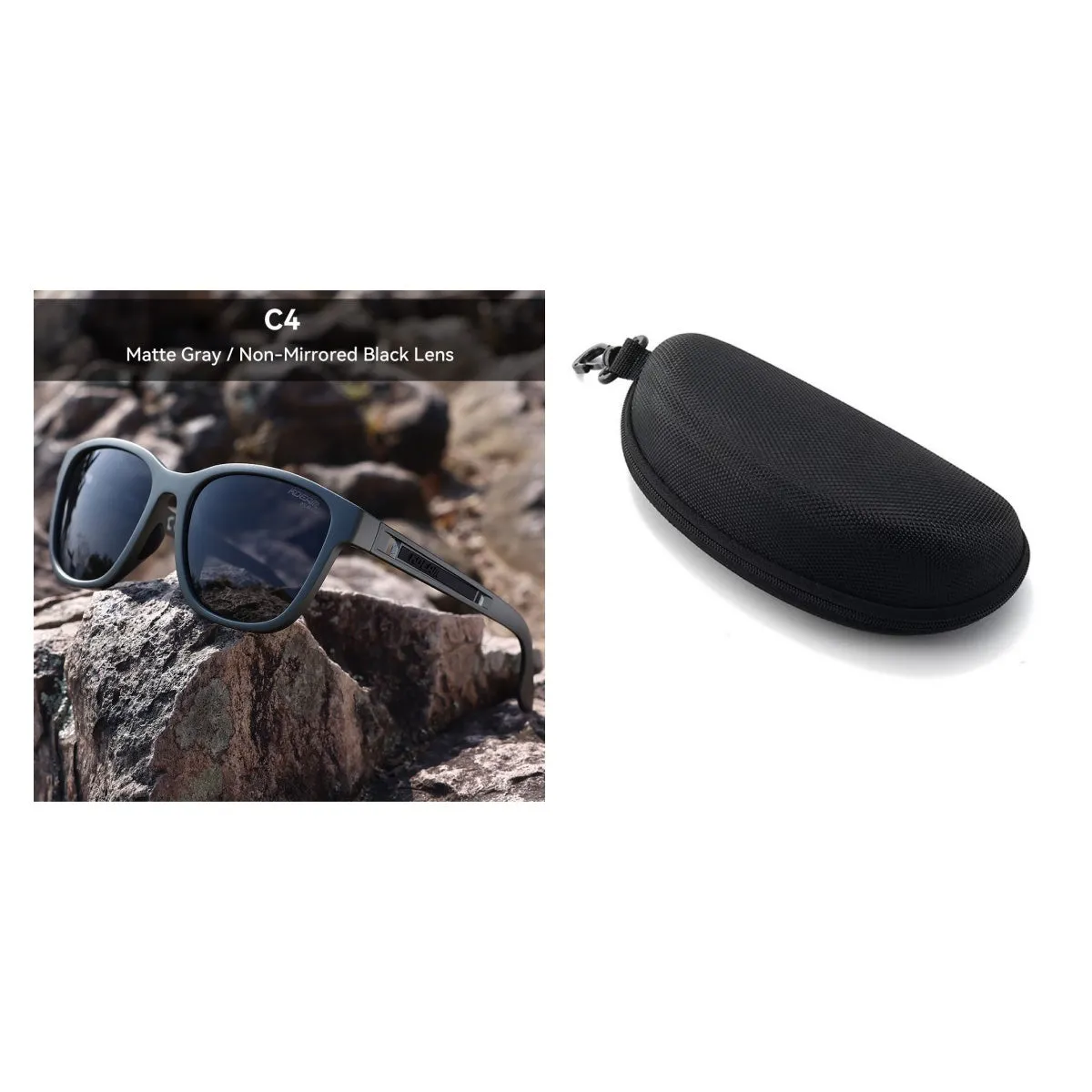 Outdoor sports sunglasses with metal hinges and TAC lenses in retro design